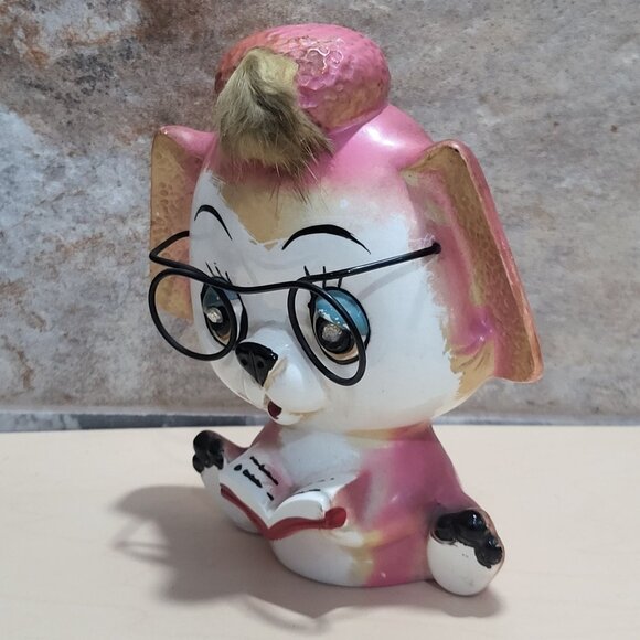 Vintage Lenticular Dog Figurine Made in Japan - Picture 7 of 15